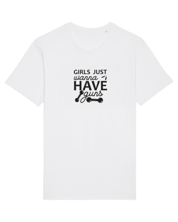 Girls Just Wanna Have Guns White