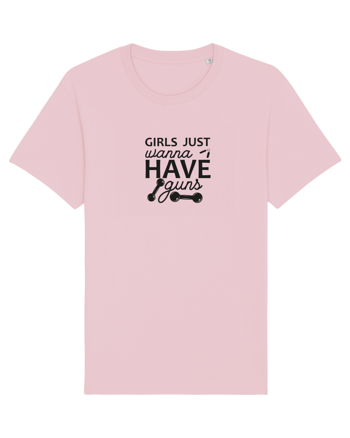 Tricou mânecă scurtă Unisex Rocker Cotton Pink
