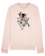 Colibri Floral Bluză mânecă lungă Unisex Rise