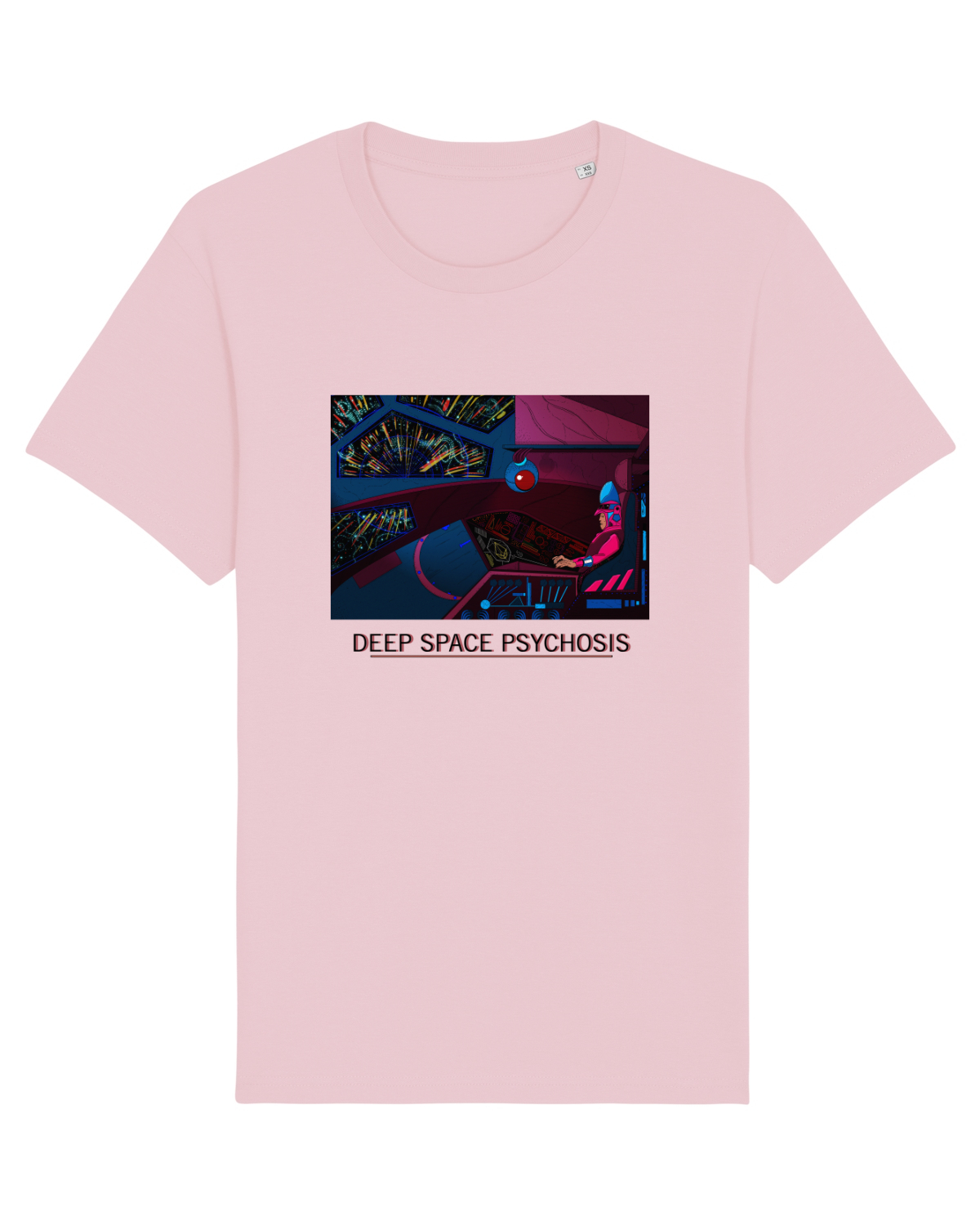 Tricou mânecă scurtă Unisex Rocker Cotton Pink