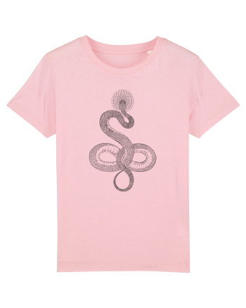 Șarpe - model negru  Cotton Pink