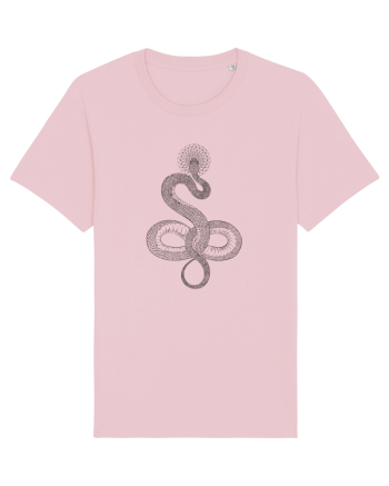 Șarpe - model negru  Cotton Pink