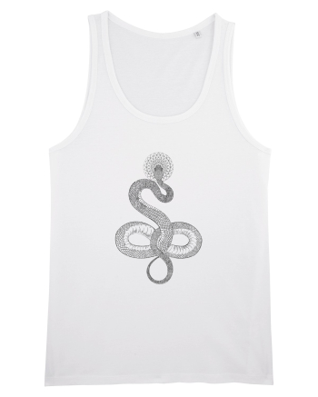 Șarpe - model negru  White