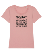 Squat Tricou mânecă scurtă guler larg fitted Damă Expresser