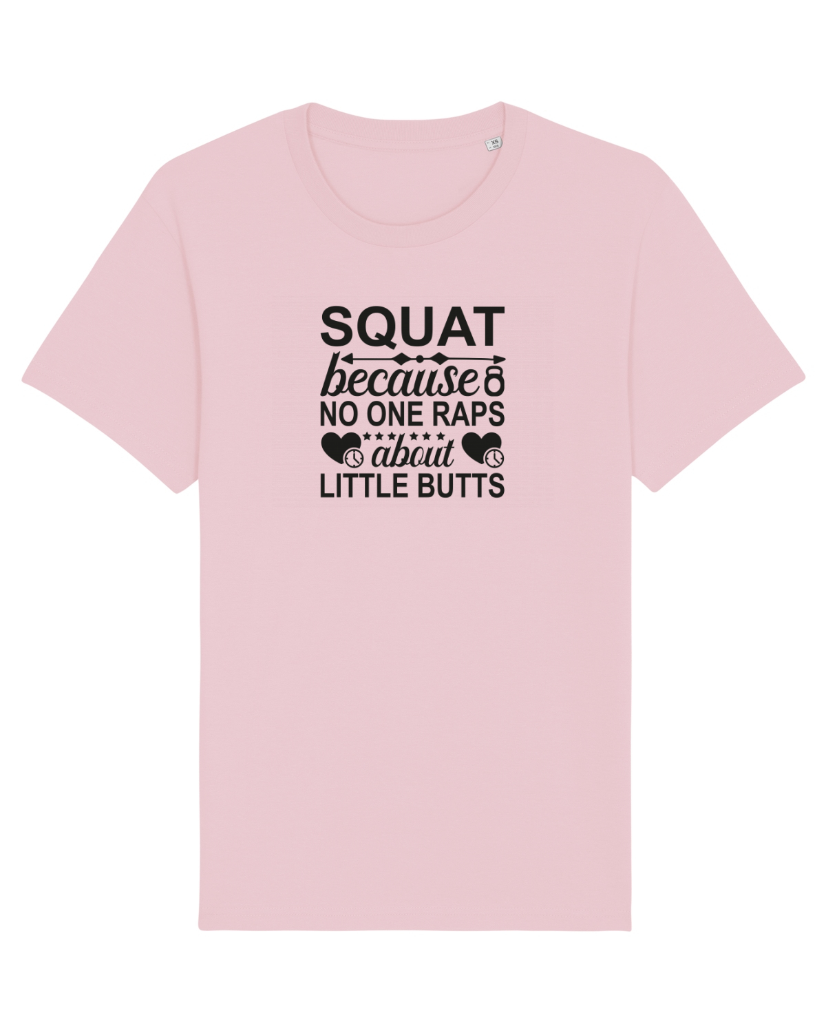 Tricou mânecă scurtă Unisex Rocker Cotton Pink