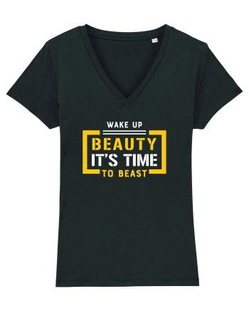 Wake Up Beauty is Time To Beast Black