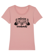 Calories Tricou mânecă scurtă guler larg fitted Damă Expresser