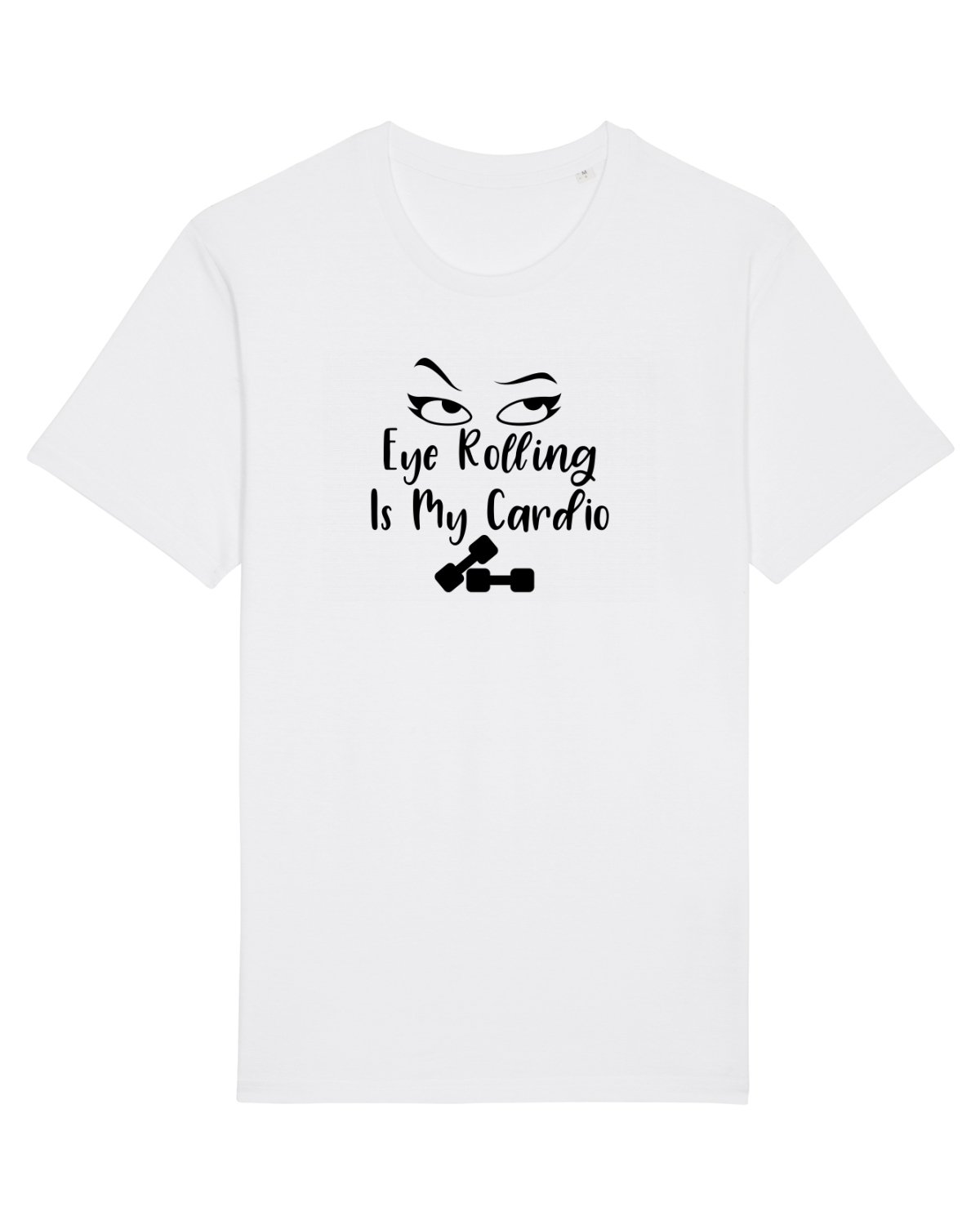 Tricou mânecă scurtă Unisex Rocker White