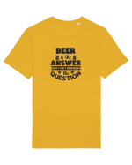 Beer is The Answer Tricou mânecă scurtă Unisex Rocker