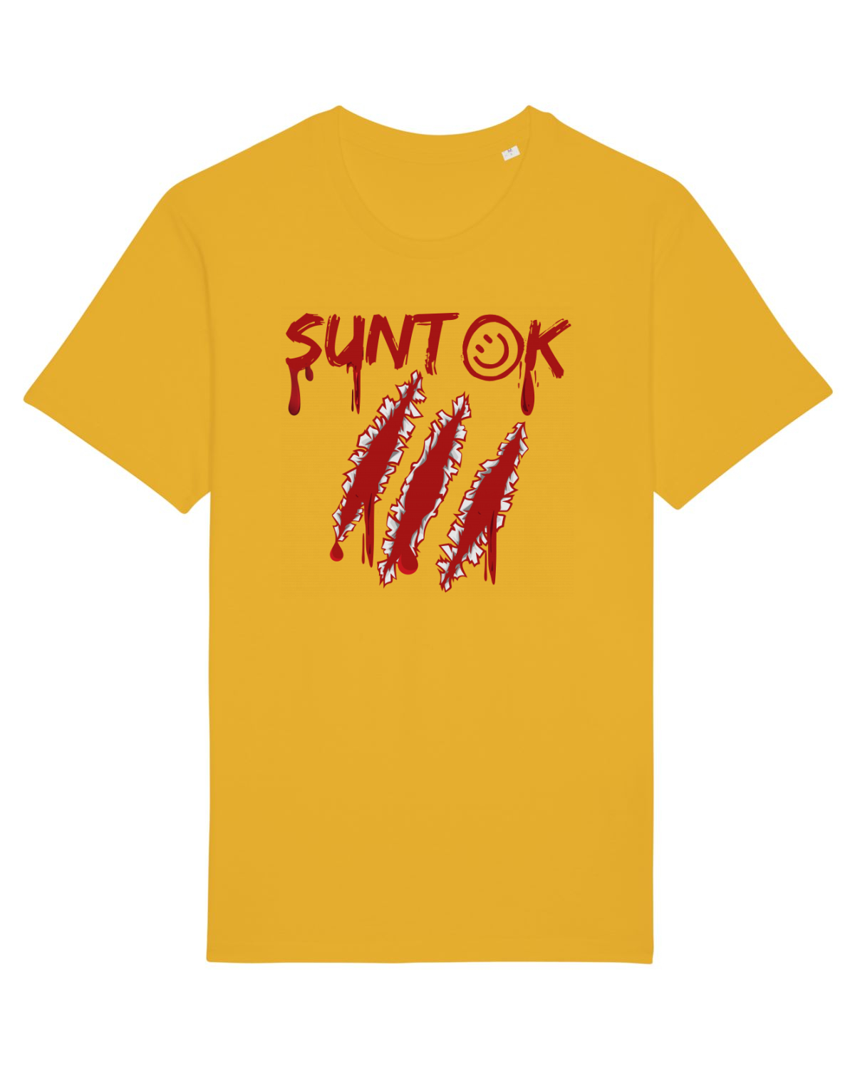 Tricou mânecă scurtă Unisex Rocker Spectra Yellow