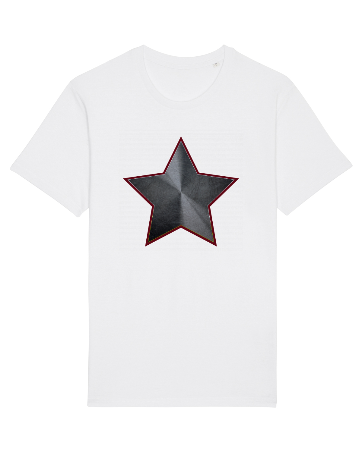 Tricou mânecă scurtă Unisex Rocker White