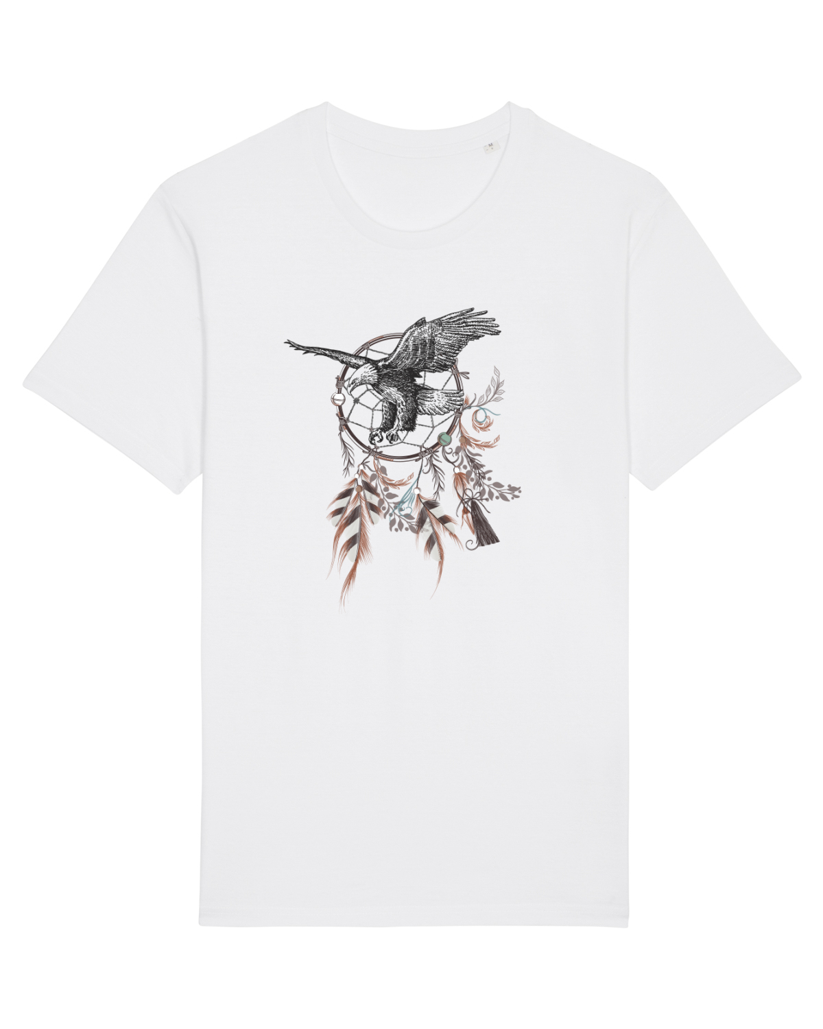 Tricou mânecă scurtă Unisex Rocker White