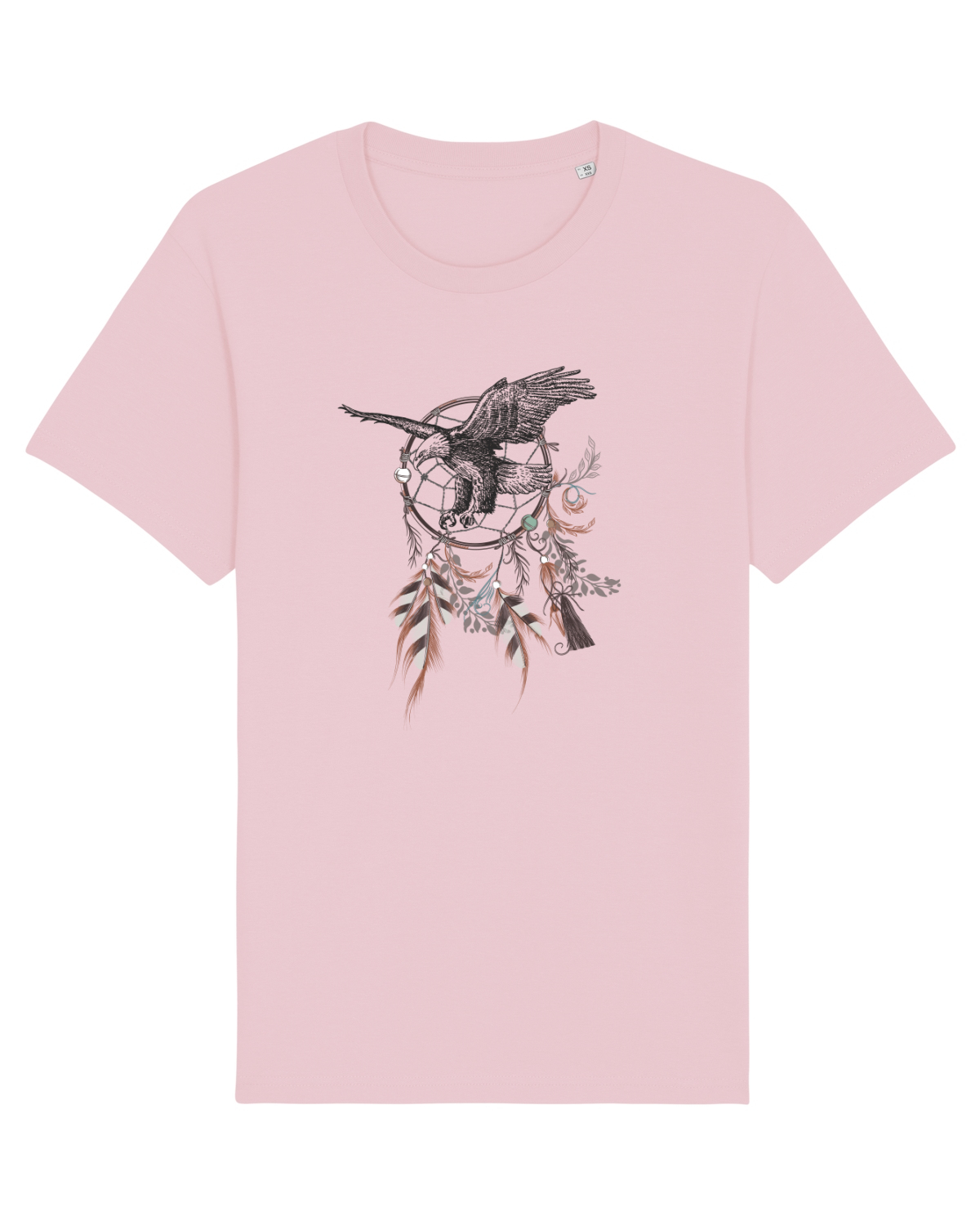Tricou mânecă scurtă Unisex Rocker Cotton Pink