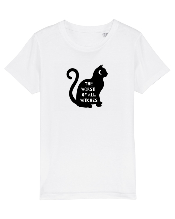 Black Witch  Cat White