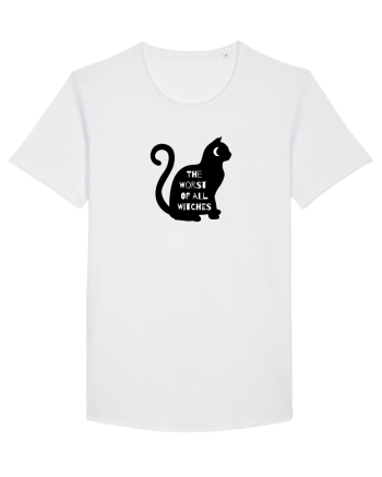 Black Witch  Cat White