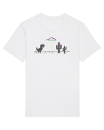 Dino Google Glitch Tricou mânecă scurtă Unisex Rocker