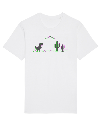 Dino Google Glitch White