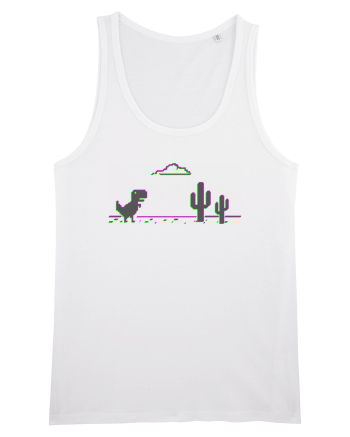 Dino Google Glitch White