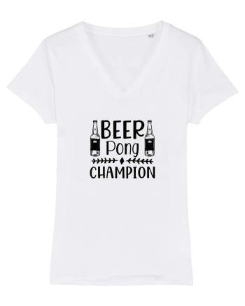 Beer Pong Champion White