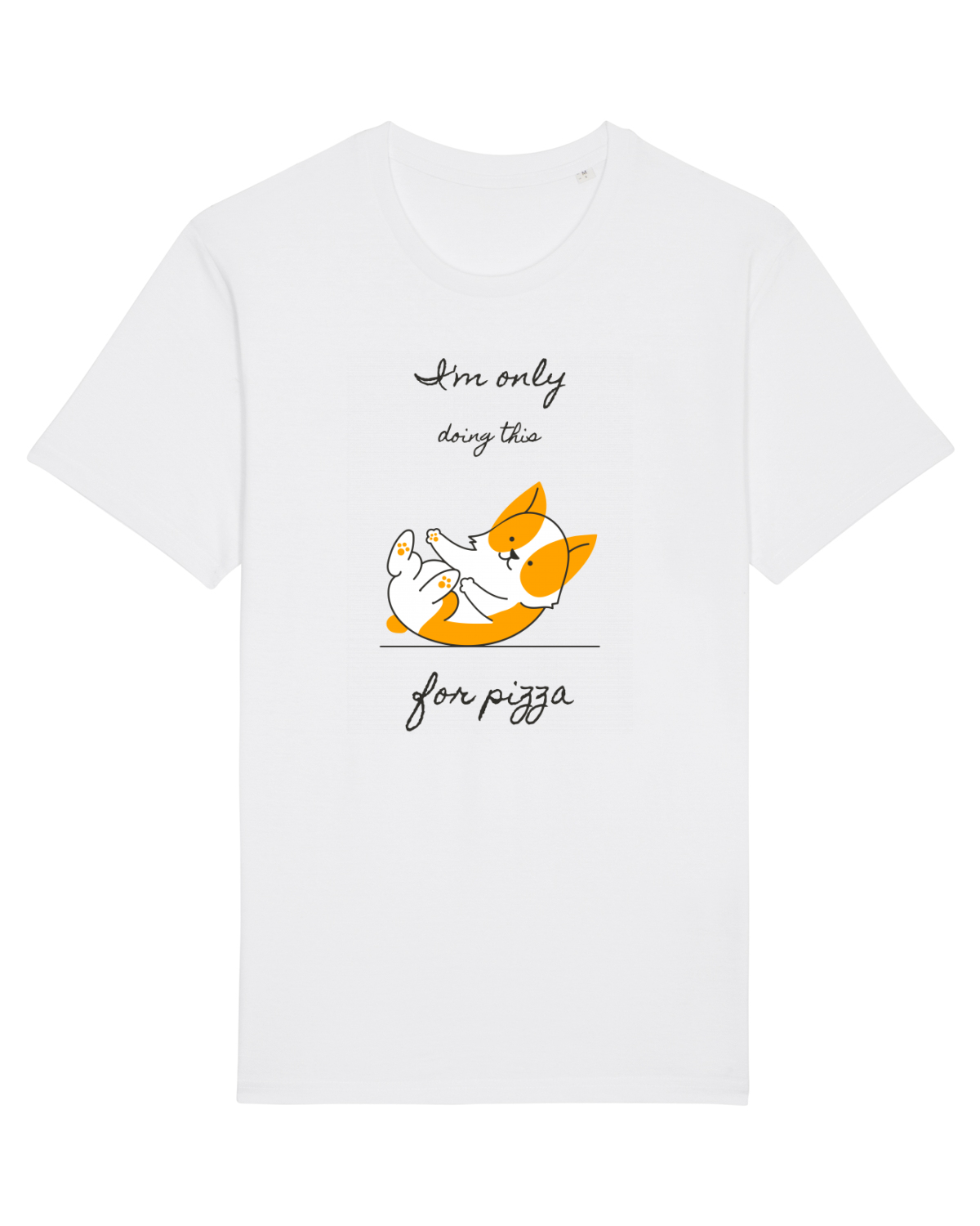 Tricou mânecă scurtă Unisex Rocker White