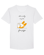 Yoga Flexy Dog Tricou mânecă scurtă guler larg Bărbat Skater