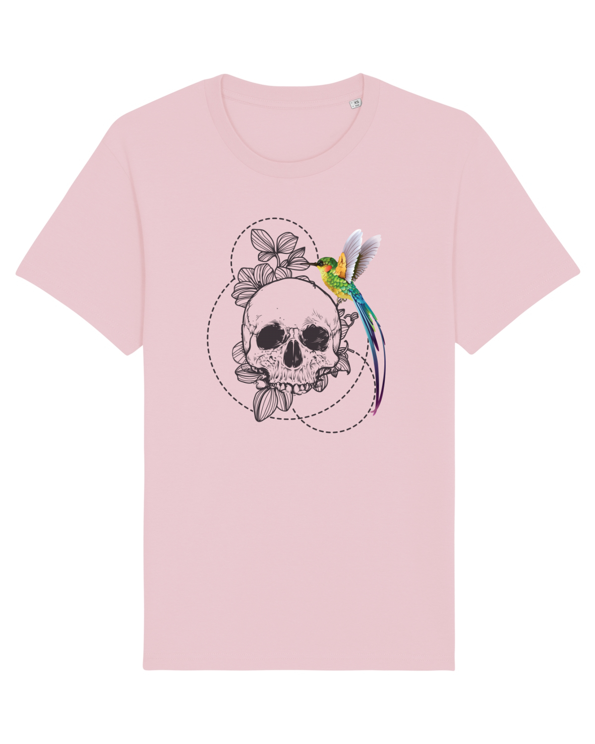 Tricou mânecă scurtă Unisex Rocker Cotton Pink