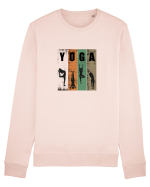Vintage Yoga Poses Bluză mânecă lungă Unisex Rise