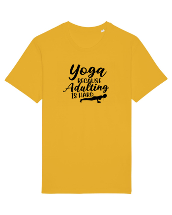 Yoga Because Adulting Is Hard Spectra Yellow