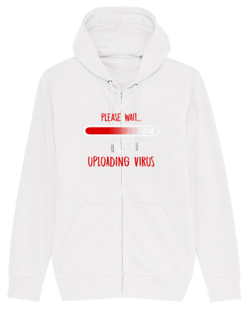 Uploading Virus White