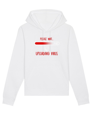 Uploading Virus White
