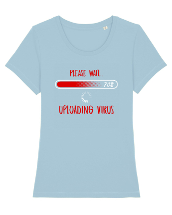 Uploading Virus Sky Blue