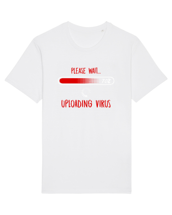 Uploading Virus White