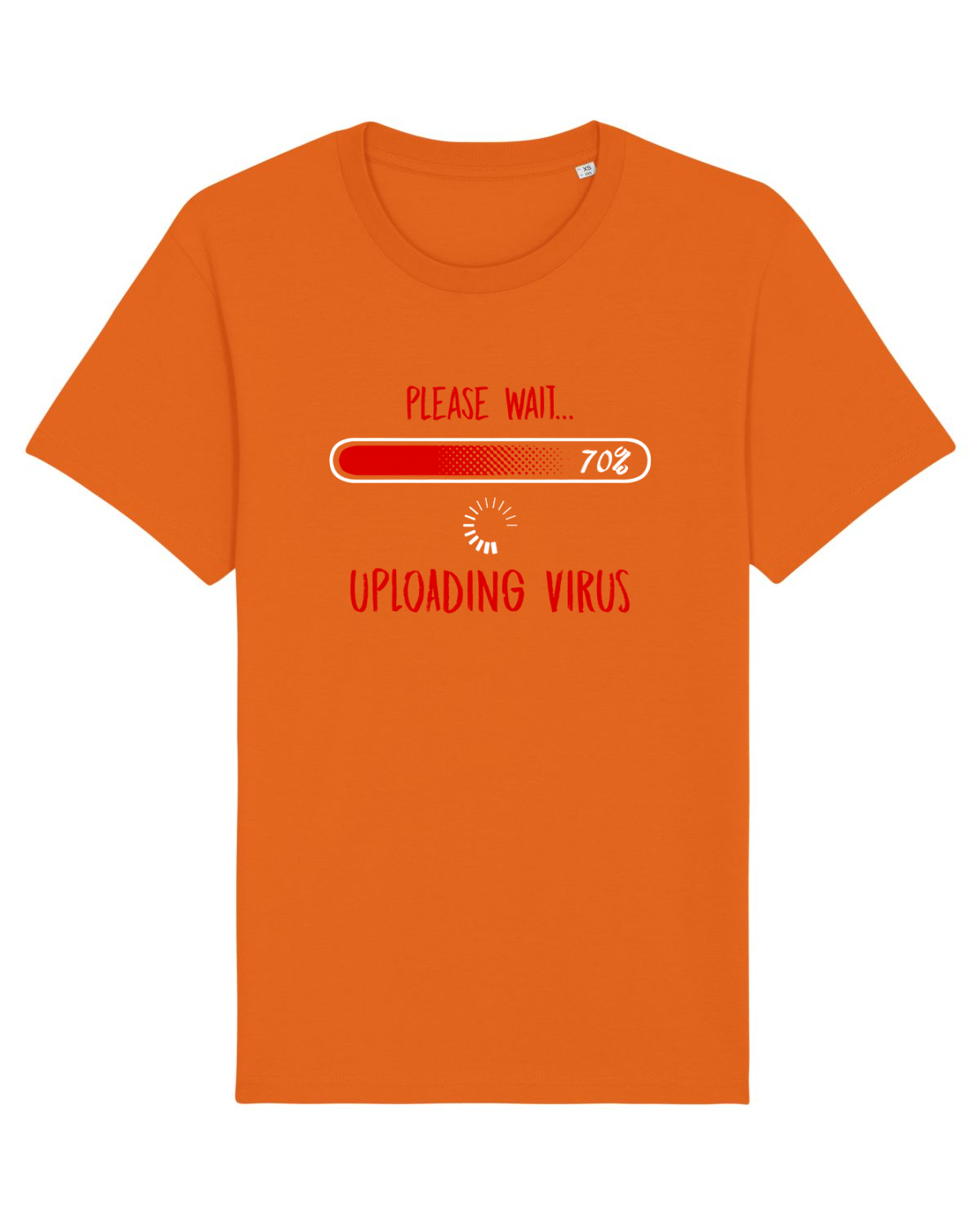Tricou mânecă scurtă Unisex Rocker Bright Orange