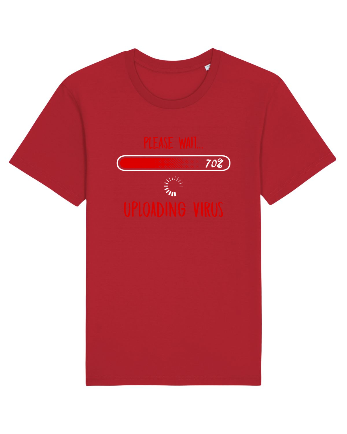 Tricou mânecă scurtă Unisex Rocker Red