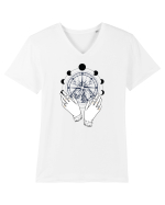 Busola Geometrica Tricou mânecă scurtă guler V Bărbat Presenter