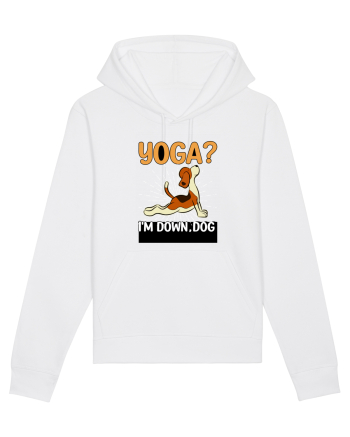 Yoga Down Dog White
