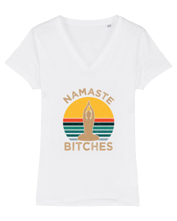 Namaste Bitches White