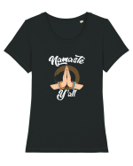 Namaste Y'all Tricou mânecă scurtă guler larg fitted Damă Expresser