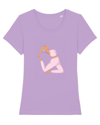 Pink Yoga Girl Lavender Dawn