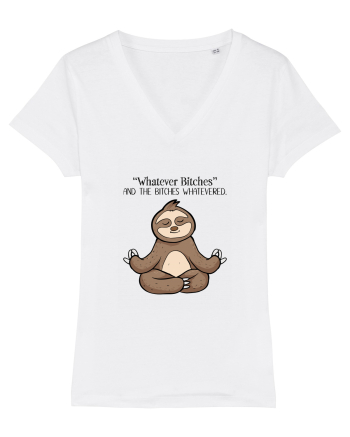 Sloth Yoga Design White