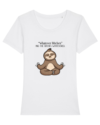 Sloth Yoga Design White