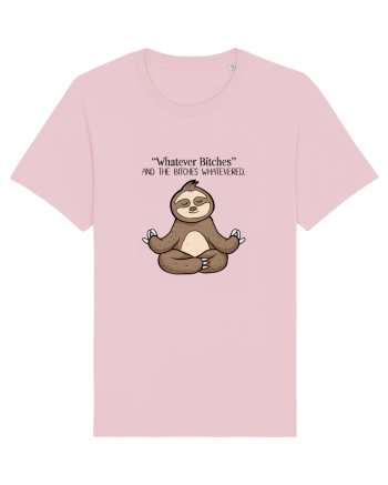 Sloth Yoga Design Cotton Pink