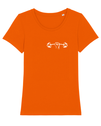 Weight lifting Bright Orange