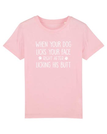 Funny Dogs  Cotton Pink