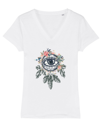 Ochi Floral în Dreamcatcher White