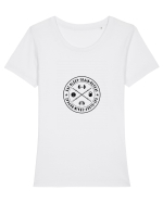 TRAIN Tricou mânecă scurtă guler larg fitted Damă Expresser
