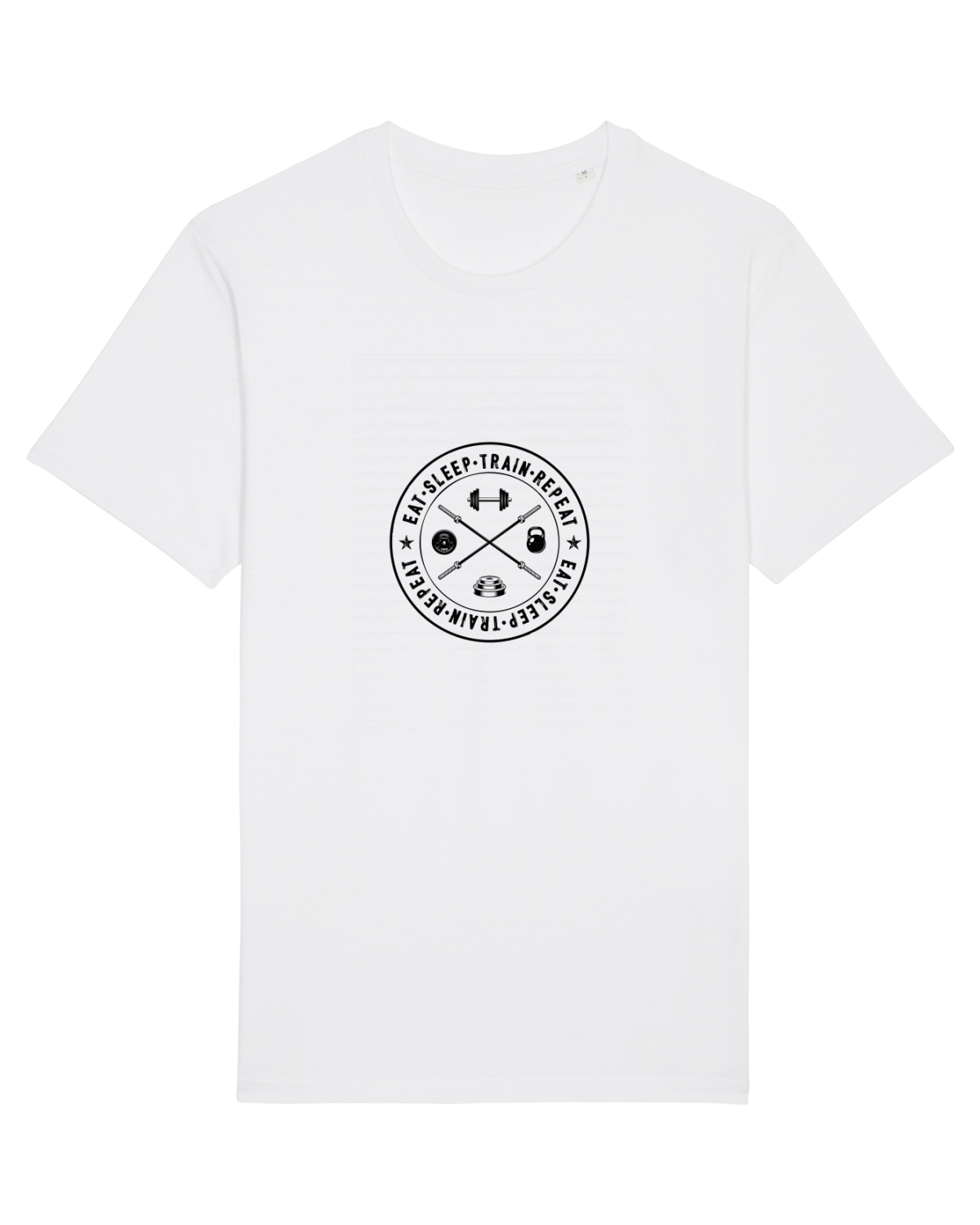 Tricou mânecă scurtă Unisex Rocker White