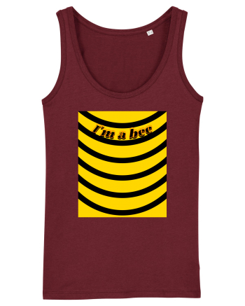 I'M A Bee Burgundy