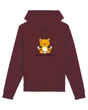 Connecting To My Inner Peace Burgundy