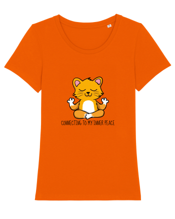 Connecting To My Inner Peace Bright Orange